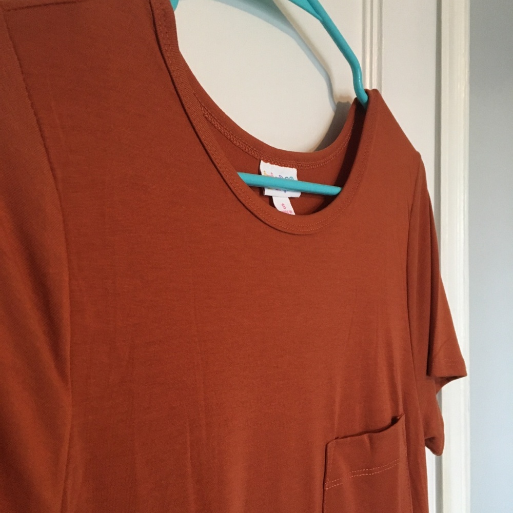 LuLaRoe Carly- Rust/Dark Orange NWT